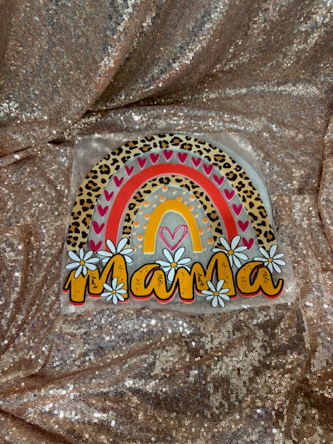 Mama leopard rainbow